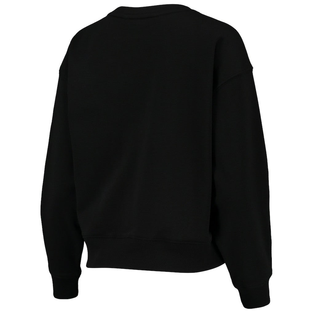 Brooklyn Nets DKNY Sport Women's Carrie Rhinestone Pullover Sweatshirt