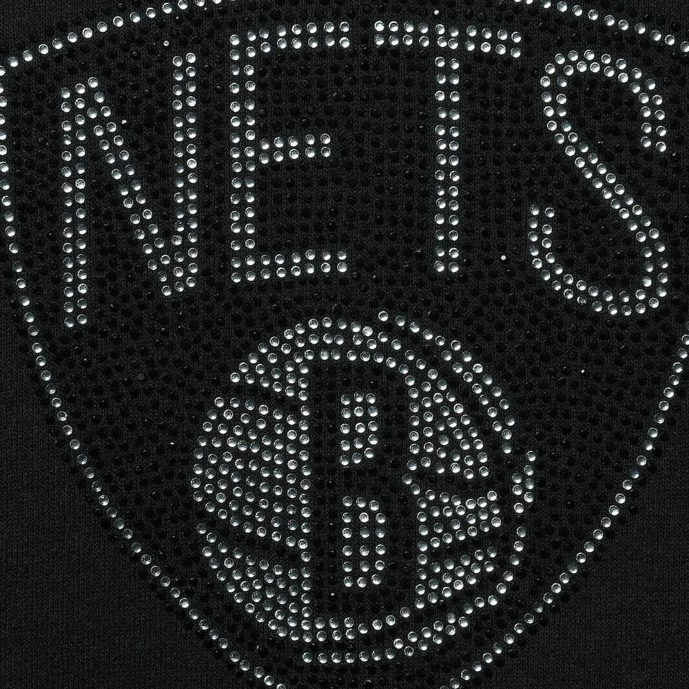 Brooklyn Nets DKNY Sport Women's Carrie Rhinestone Pullover Sweatshirt