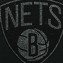 Brooklyn Nets DKNY Sport Women's Carrie Rhinestone Pullover Sweatshirt