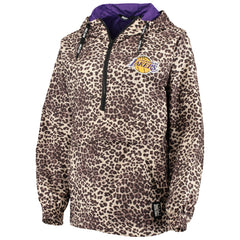 Los Angeles Lakers DKNY Sport Women's Gabriella Windbreaker Half-Zip Hoodie