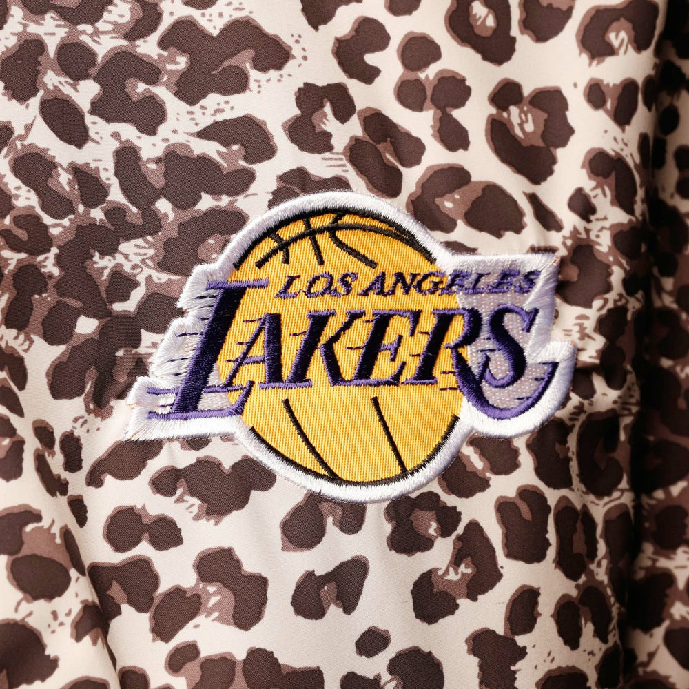Los Angeles Lakers DKNY Sport Women's Gabriella Windbreaker Half-Zip Hoodie