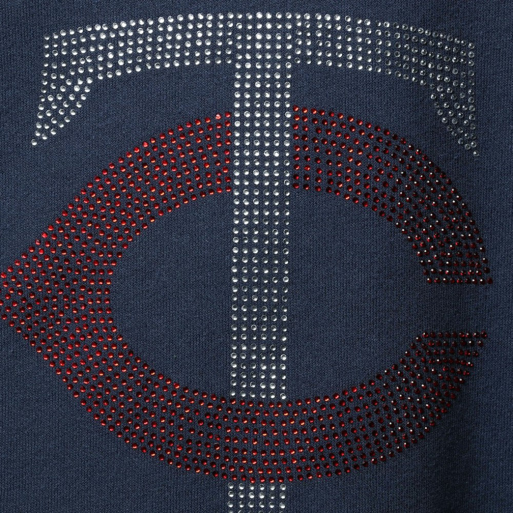 Navy Minnesota Twins DKNY Sport Women's Carrie Pullover Sweatshirt