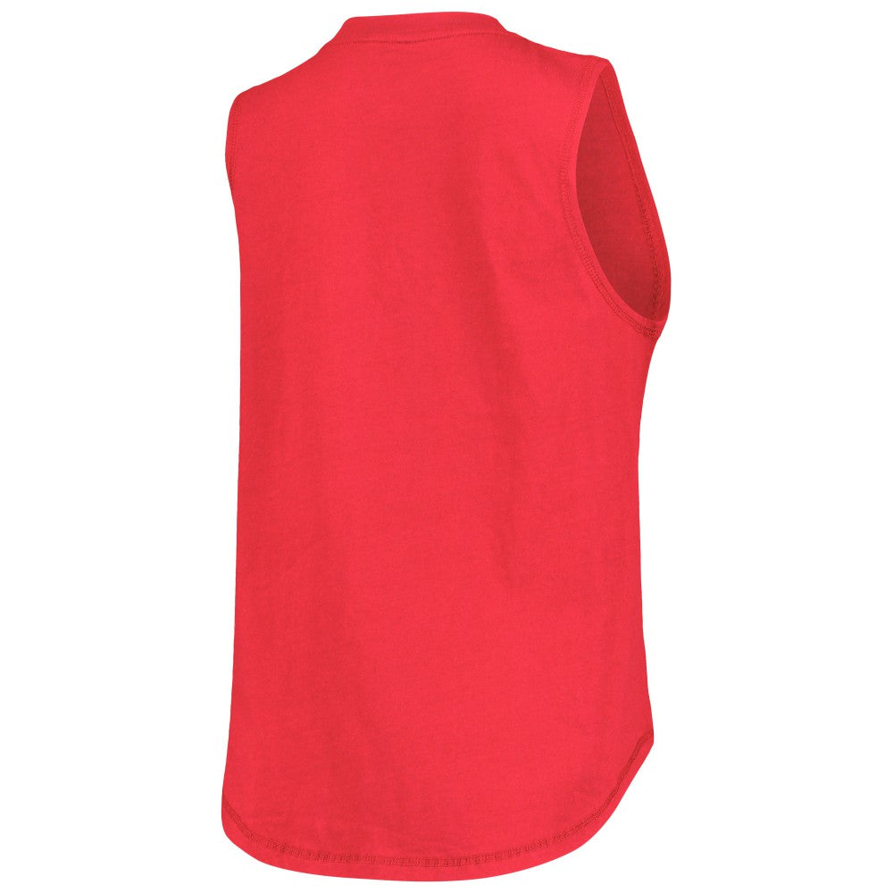 Red Los Angeles Angels DKNY Sport Women's Marcie Tank Top