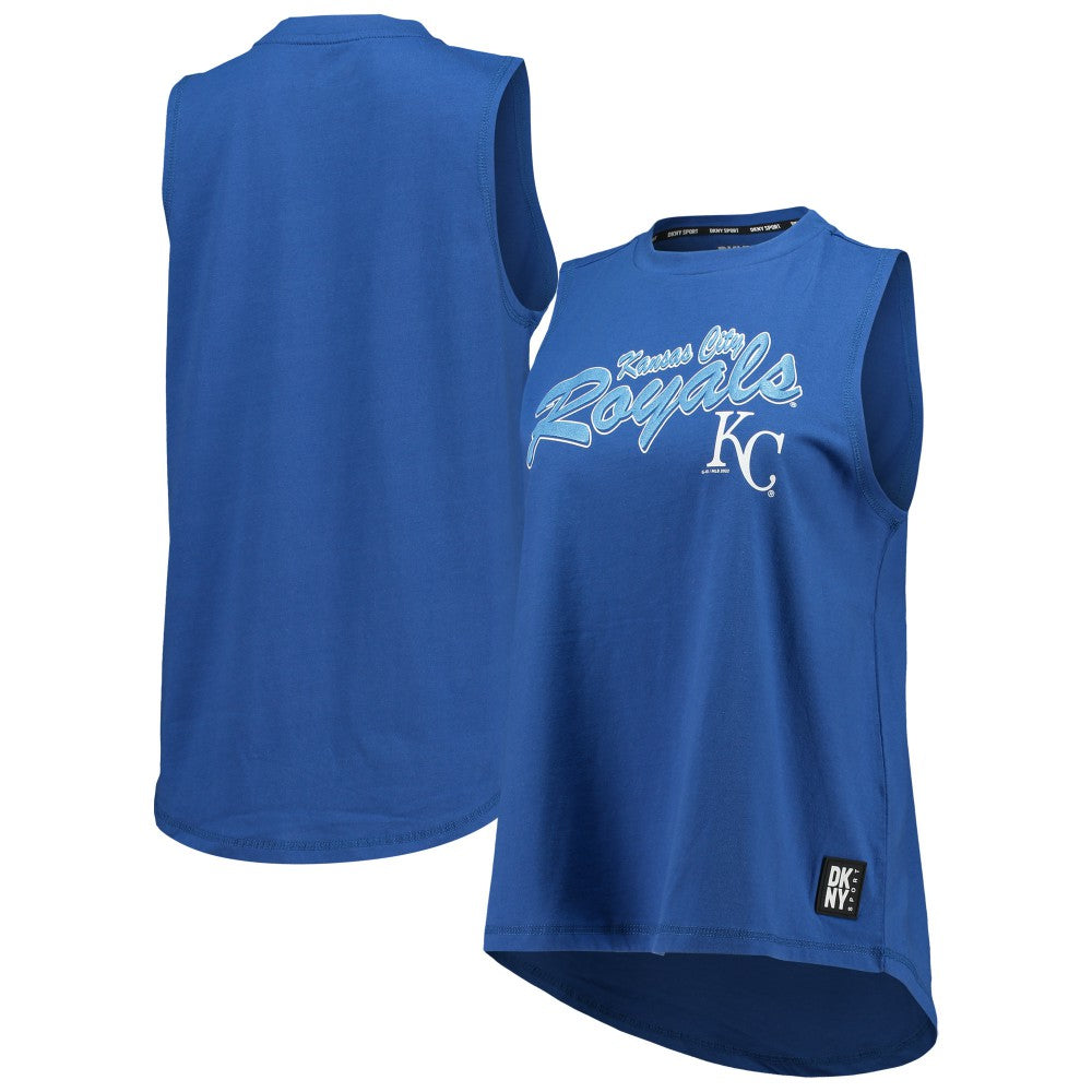 Royal Kansas City Royals DKNY Sport Women's Marcie Tank Top