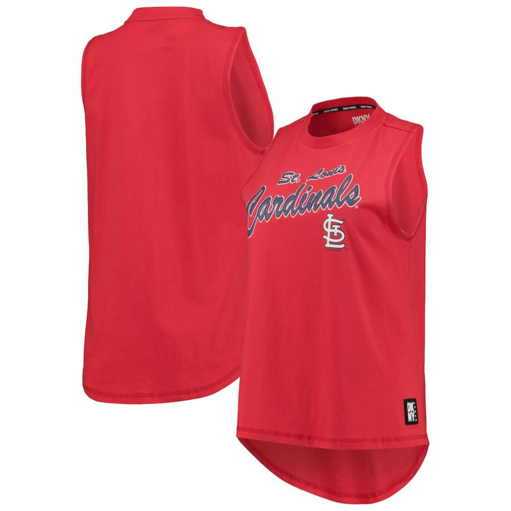 Red St. Louis Cardinals DKNY Sport Women's Marcie Tank Top