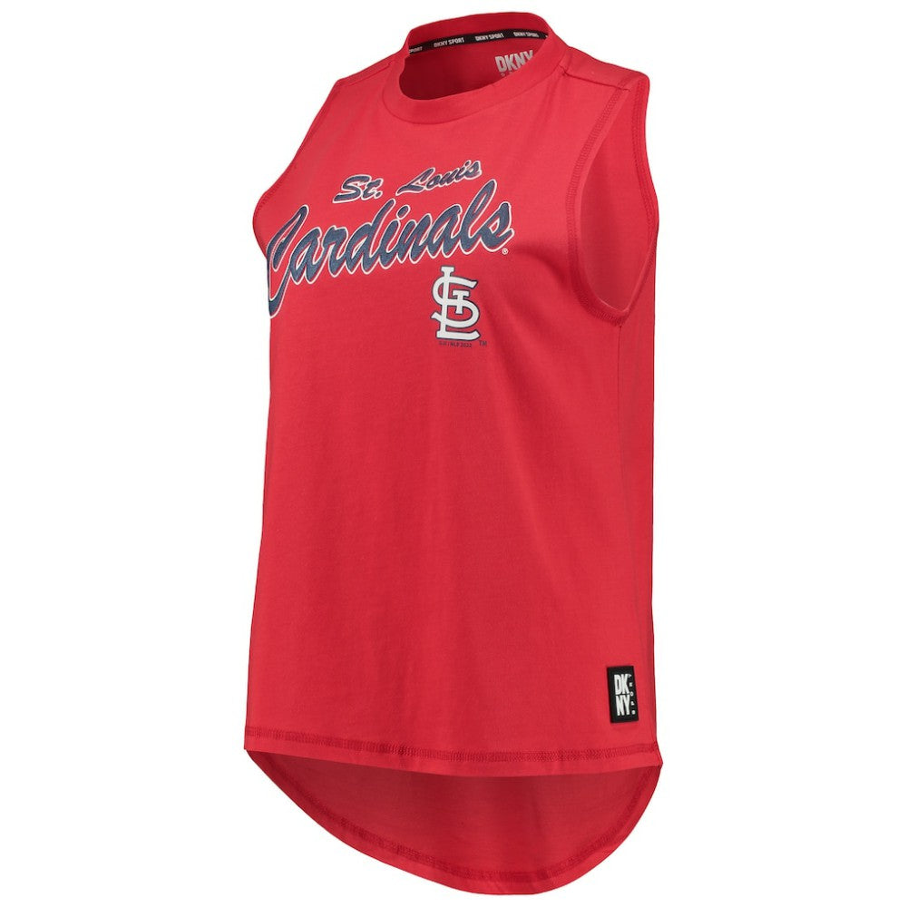 Red St. Louis Cardinals DKNY Sport Women's Marcie Tank Top