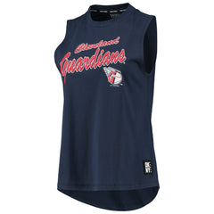 Navy Cleveland Guardians DKNY Sport Women's Marcie Tank Top