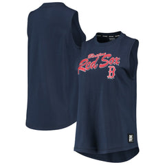 Navy Boston Red Sox DKNY Sport Women's Marcie Tank Top