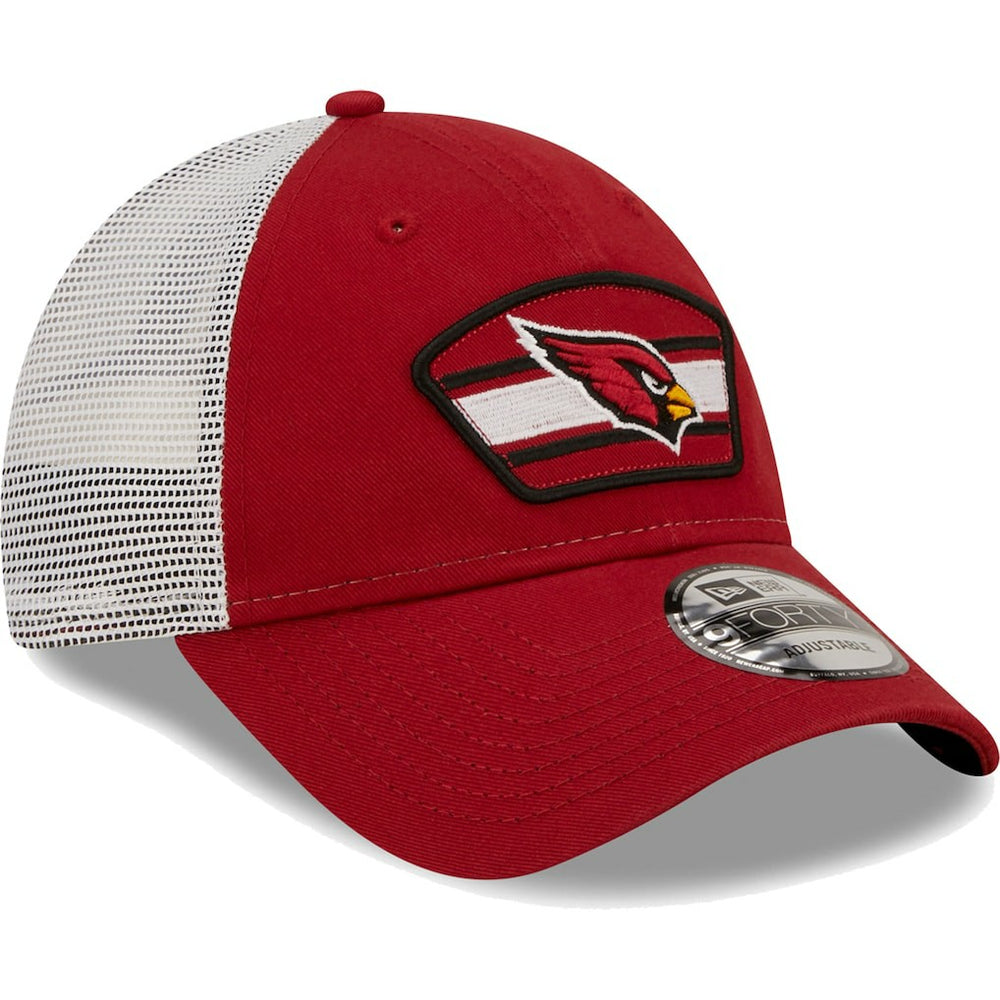 Logo Patch Trucker 9FORTY Snapback Hat - Arizona Cardinals Hats
