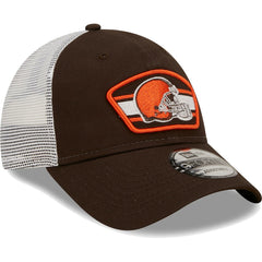 Logo Patch Trucker 9FORTY Snapback Hat - Cleveland Browns Hats