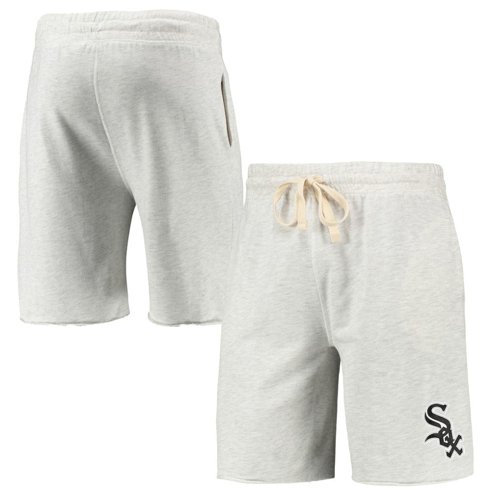 Oatmeal Chicago White Sox Concepts Sport Mainstream Terry Tri-Blend Shorts