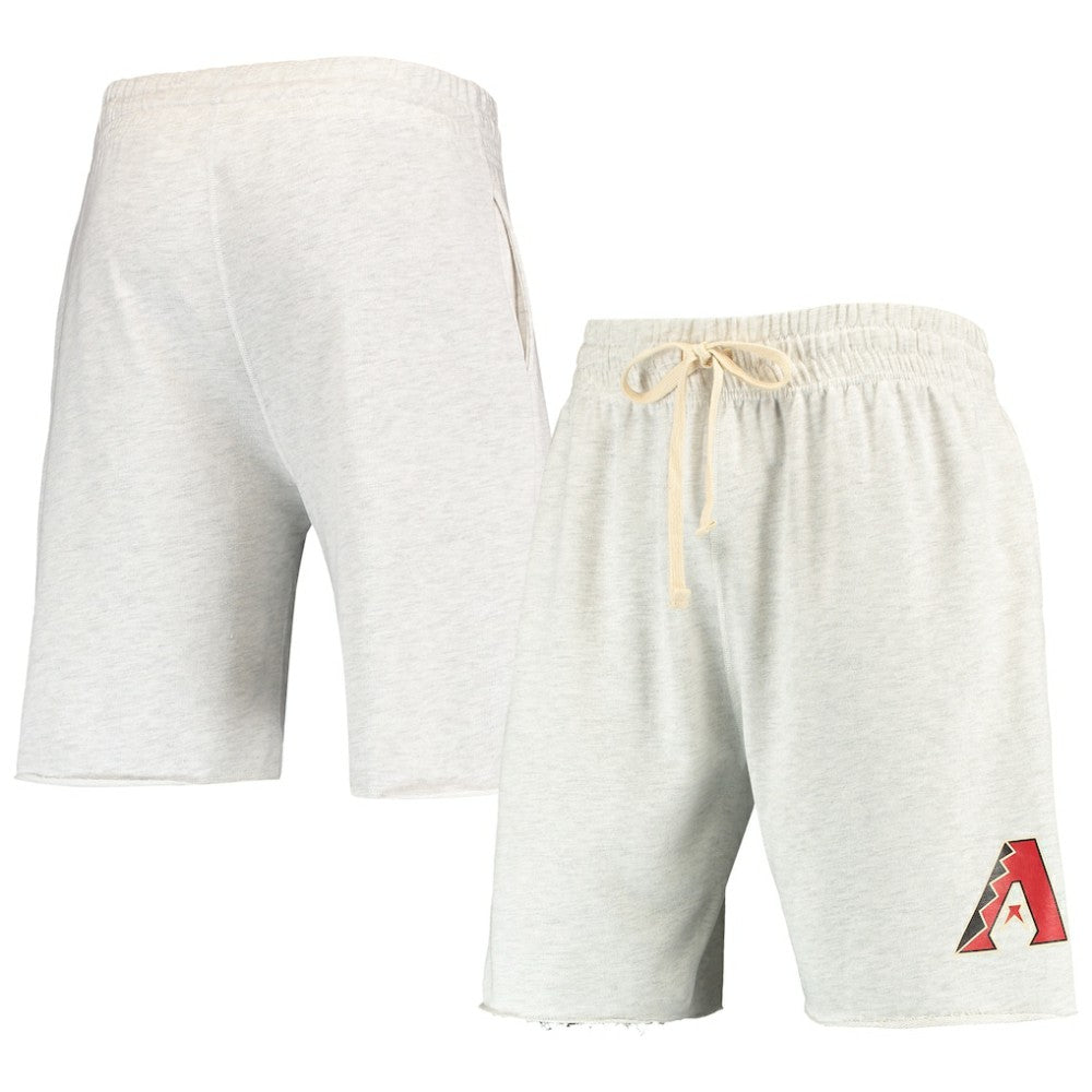 Oatmeal Arizona Diamondbacks Concepts Sport Mainstream Terry Tri-Blend Shorts