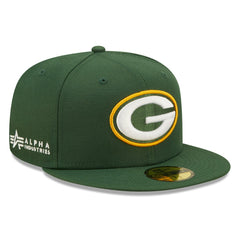x Alpha Industries Alpha 59FIFTY Fitted Hat - Green Bay Packers Hats