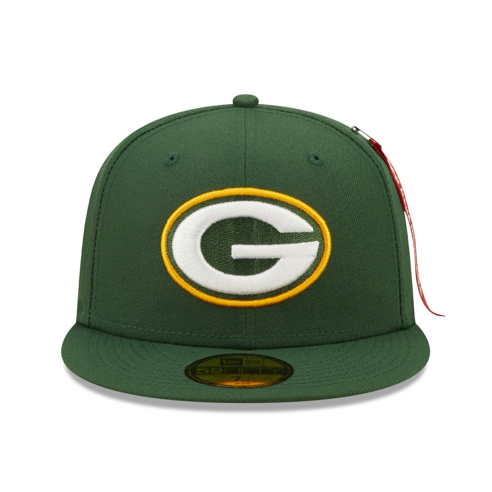 x Alpha Industries Alpha 59FIFTY Fitted Hat - Green Bay Packers Hats