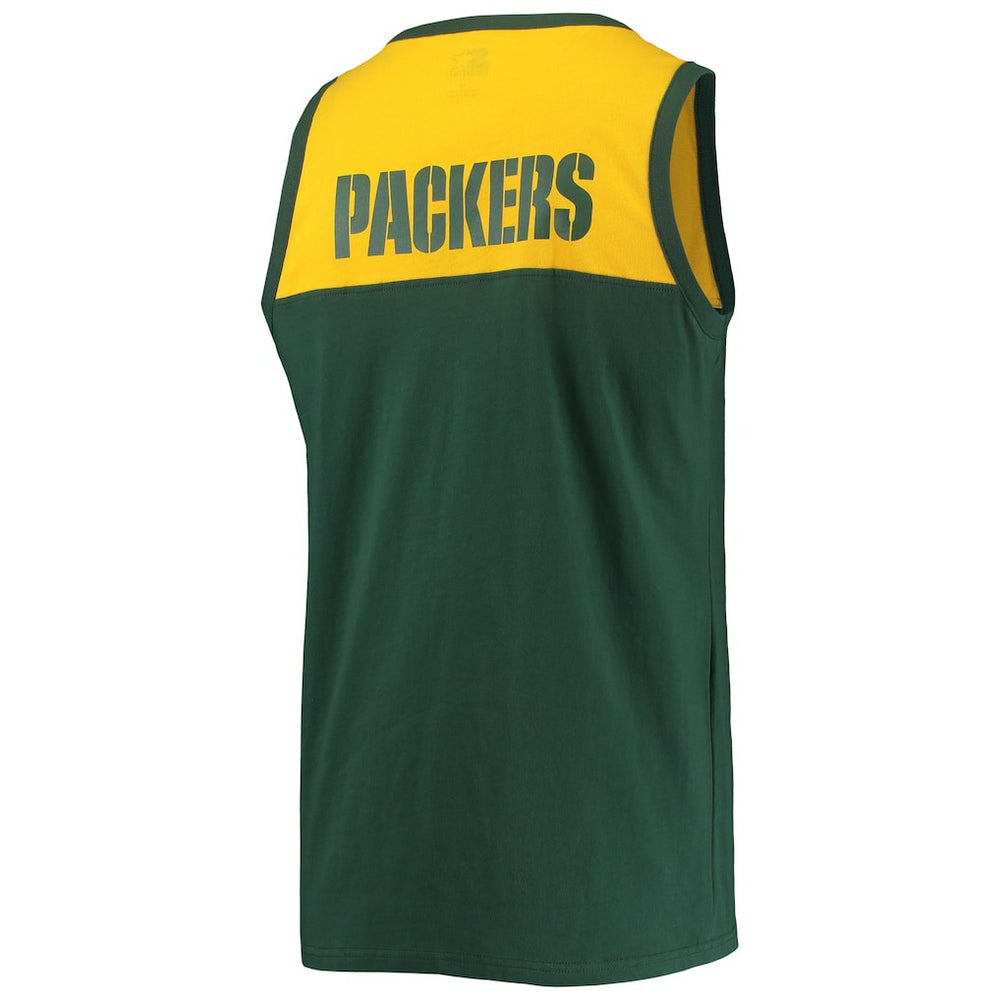 Starter Team Touchdown Fashion Tank Top - Green Bay Packers Tops