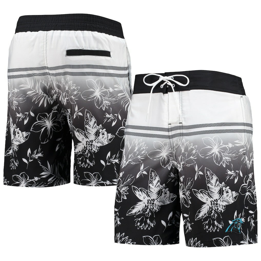 G-III Sports by Carl Banks Island Volley Swim Shorts - Carolina Panthers Shorts