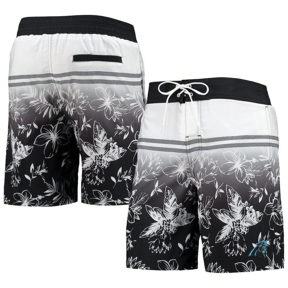 G-III Sports by Carl Banks Island Volley Swim Shorts - Carolina Panthers Shorts