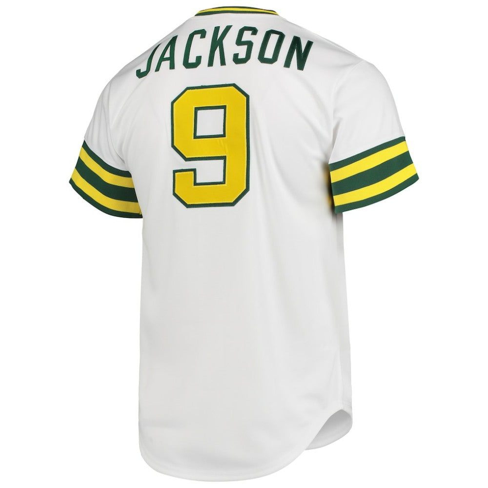 White Reggie Jackson Athletics Mitchell & Ness 1972 Cooperstown Collection Authentic Jersey
