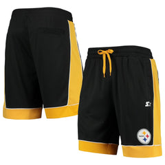 Starter Fan Favorite Fashion Shorts - Pittsburgh Steelers Shorts