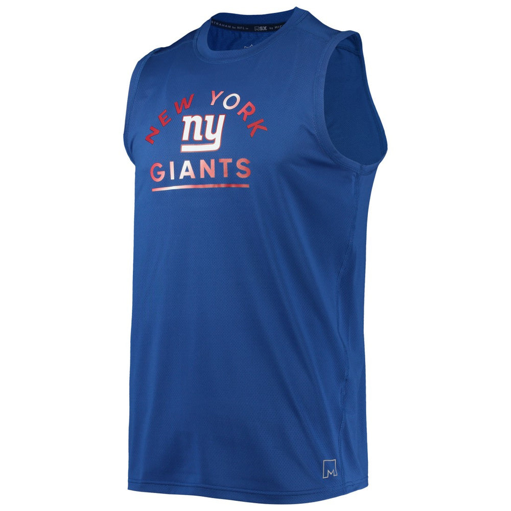MSX by Michael Strahan Rebound Tank Top - New York Giants Tops