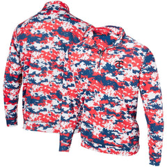 Red Minnesota Twins Digital Camo Performance Quarter-Zip Pullover Jacket