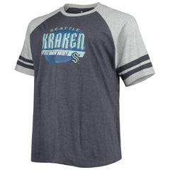 NHL Seattle Kraken Big & Tall Raglan T-Shirt