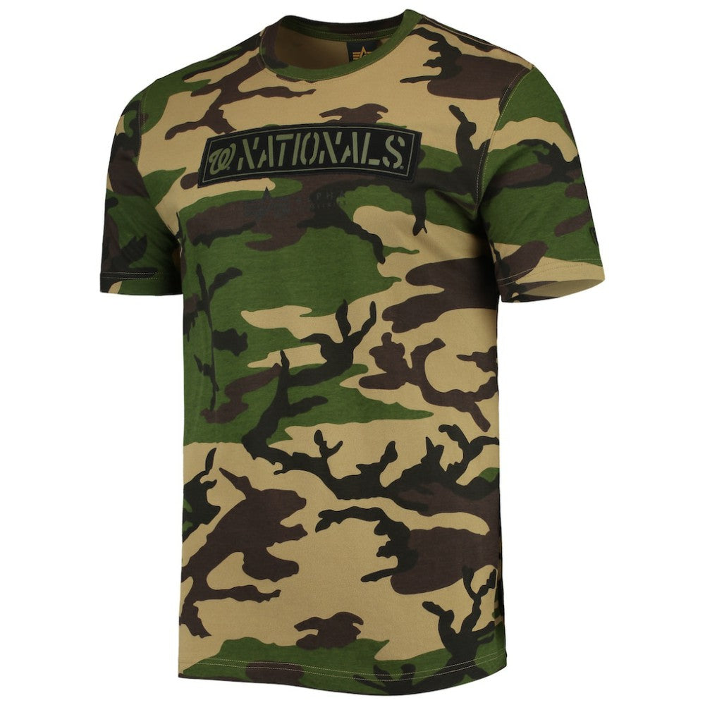 Camo Washington Nationals New Era Club T-Shirt