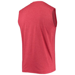 Heathered Red Boston Red Sox New Era Muscle Tank Top