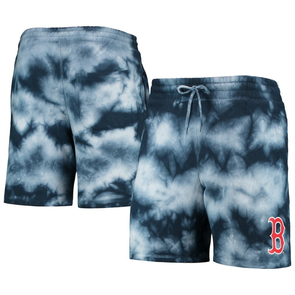 Navy Boston Red Sox New Era Team Dye Shorts