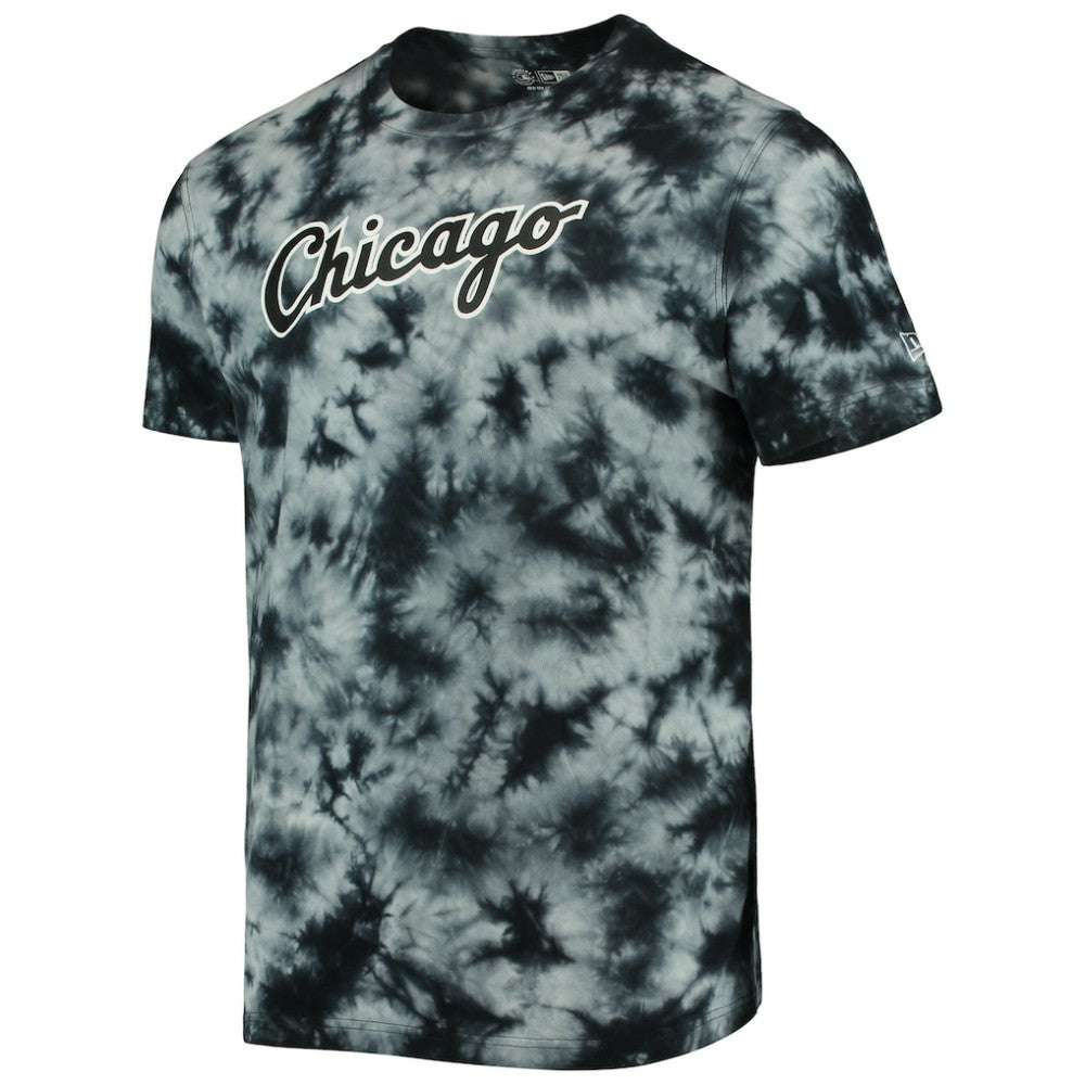 Black Chicago White Sox New Era Team Tie-Dye T-Shirt