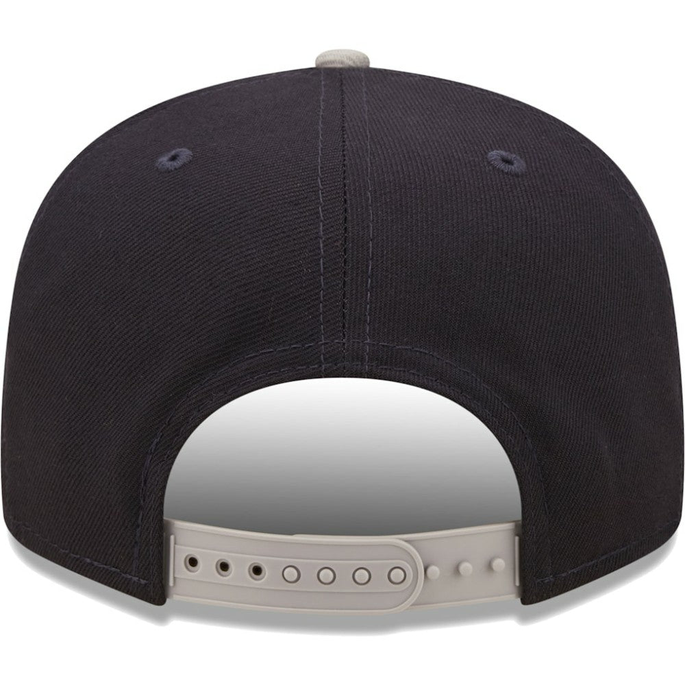 Navy/Gray New York Yankees New Era Team Script 9FIFTY Adjustable Snapback Hat