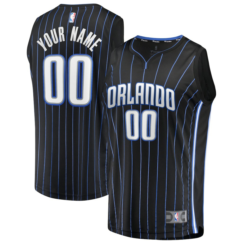 Fanatics Orlando Magic Youth Fast Break Replica Custom Jersey Black
