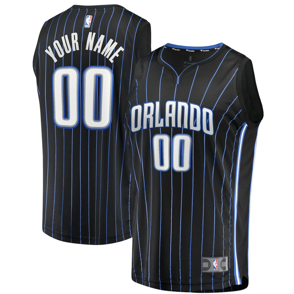 Fanatics Orlando Magic Youth Fast Break Replica Custom Jersey Black