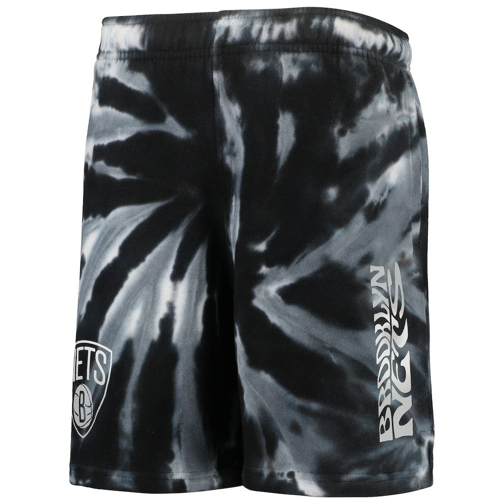 Brooklyn Nets Youth Santa Monica Tie-Dye Shorts