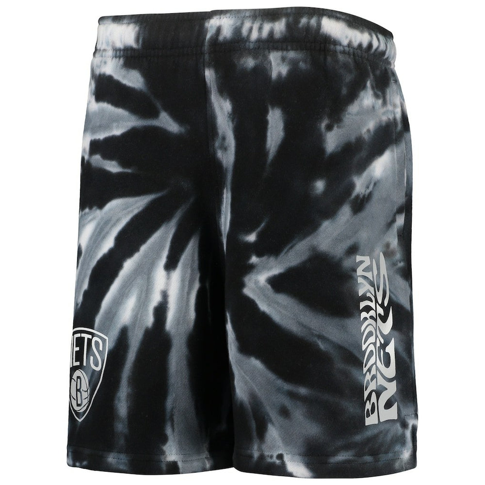 Brooklyn Nets Youth Santa Monica Tie-Dye Shorts