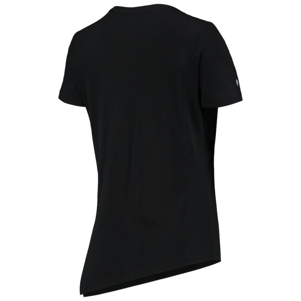 Black St. Louis Cardinals Levelwear Women's Birch Delta Asymmetrical T-Shirt