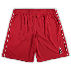 Red Los Angeles Angels Big & Tall Mesh Shorts