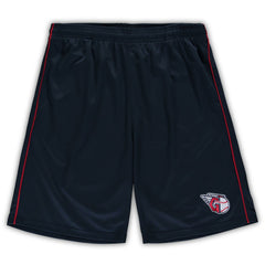 Navy Cleveland Guardians Big & Tall Mesh Shorts
