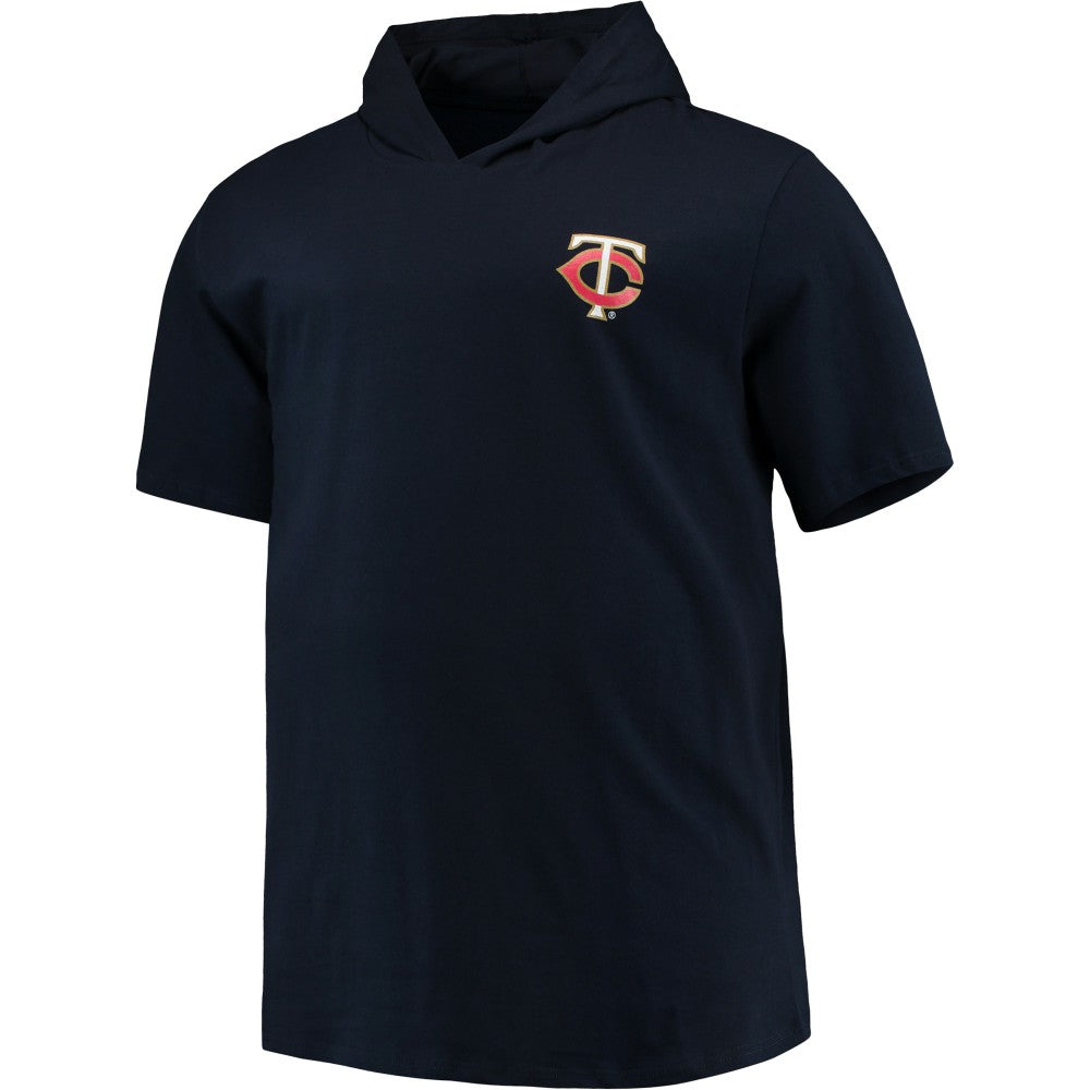 Navy Minnesota Twins Big & Tall Jersey Short Sleeve Pullover Hoodie T-Shirt