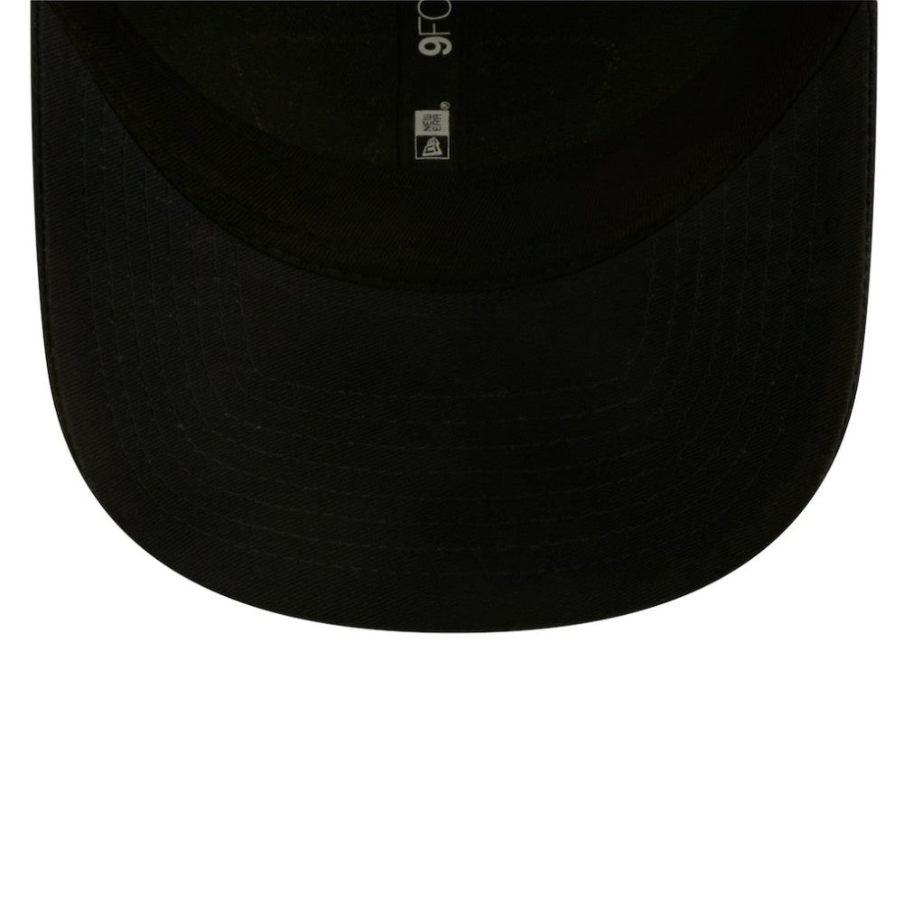Black/White Chicago White Sox New Era Logo Patch 9FORTY Trucker Snapback Hat