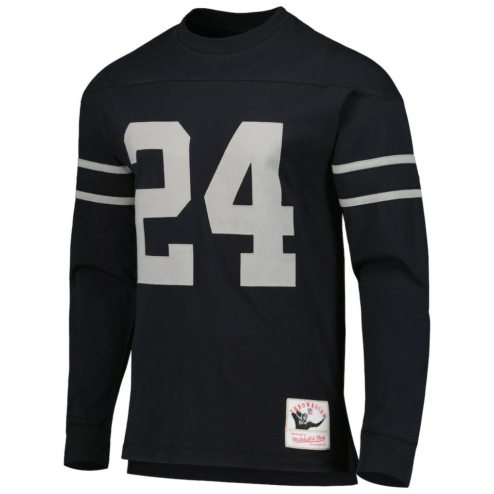 Charles Woodson Oakland Raiders Retired Player Name & Number Long Sleeve Top - Las Vegas Raiders Tops