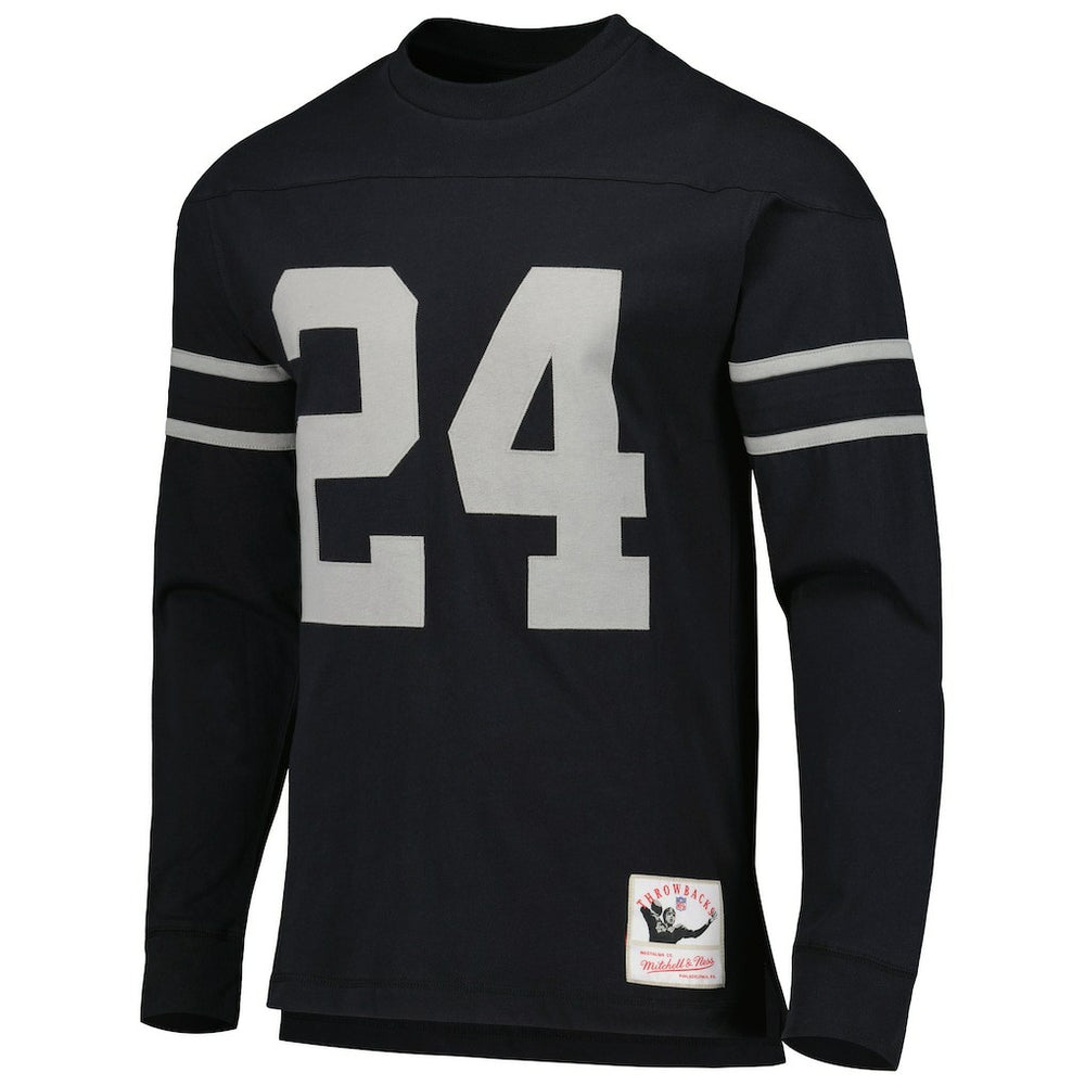 Charles Woodson Oakland Raiders Retired Player Name & Number Long Sleeve Top - Las Vegas Raiders Tops