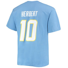 Justin Herbert  Big & Tall Player Name & Number T-Shirt - Los Angeles Chargers T-shirts