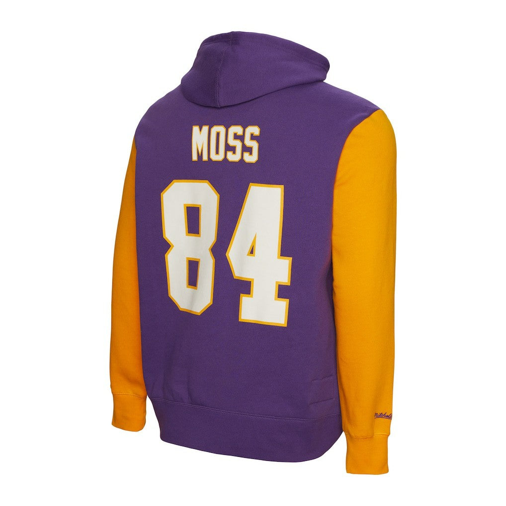 Randy Moss  Retired Player Name & Number Pullover Hoodie - Minnesota Vikings Hoodies