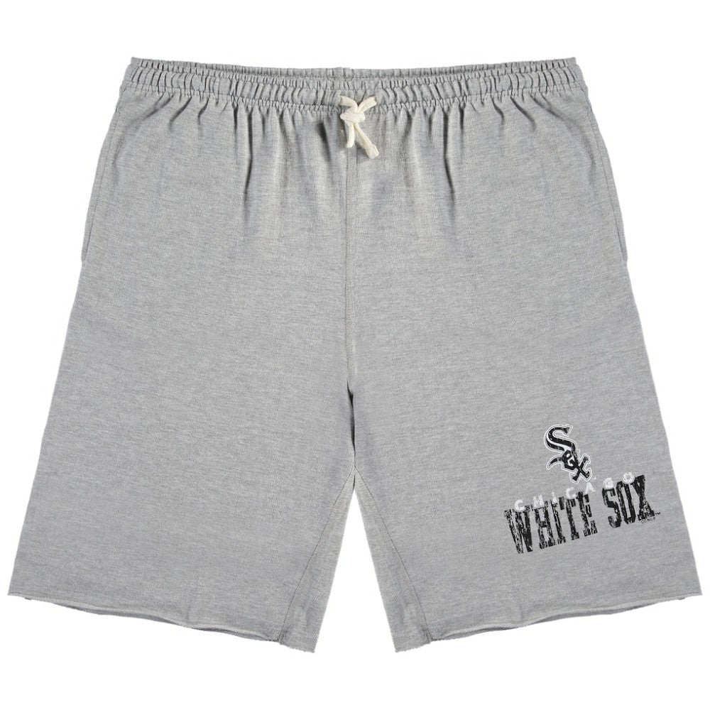 Heathered Gray Chicago White Sox Big & Tall French Terry Shorts