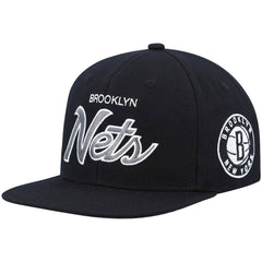 Mitchell & Ness Brooklyn Nets Hardwood Classics Script 2.0 Snapback Hat