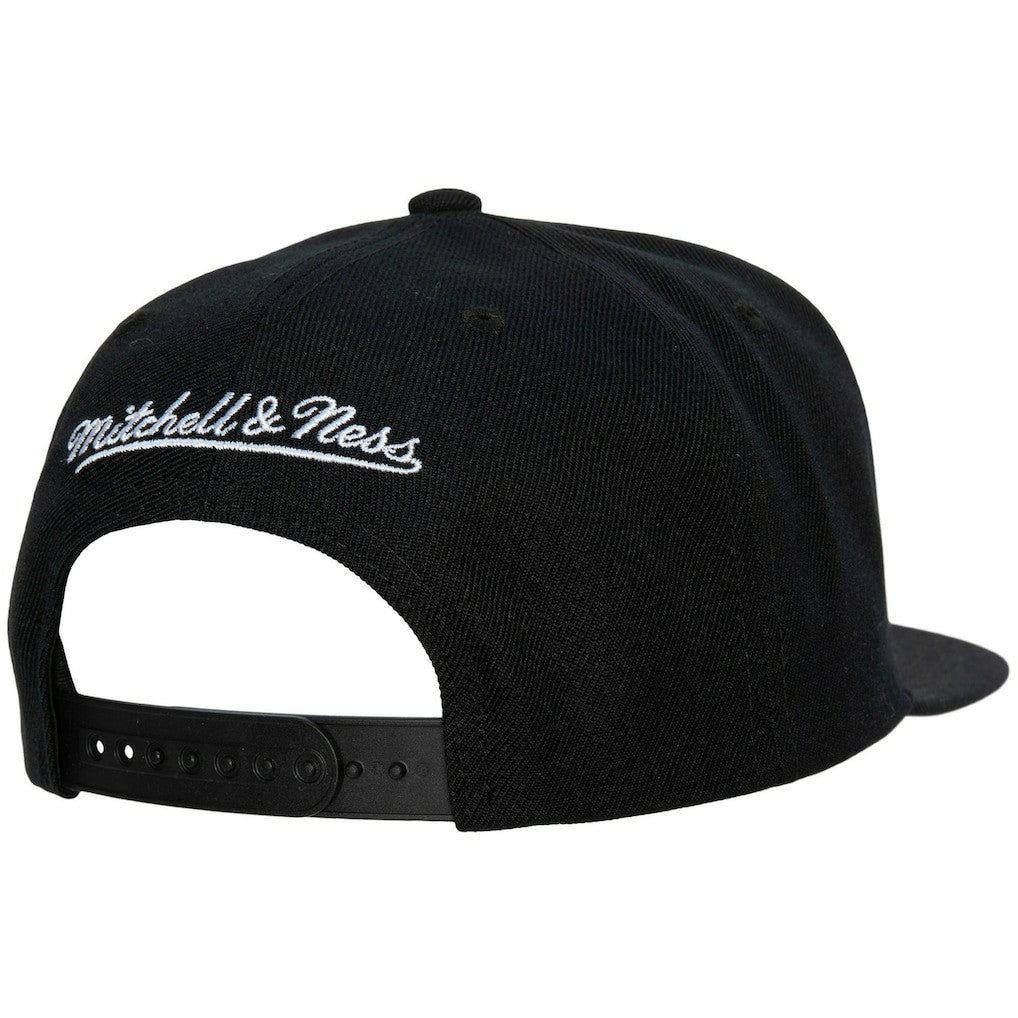 Mitchell & Ness Cleveland Cavaliers Hardwood Classics Script 2.0 Snapback Hat sale