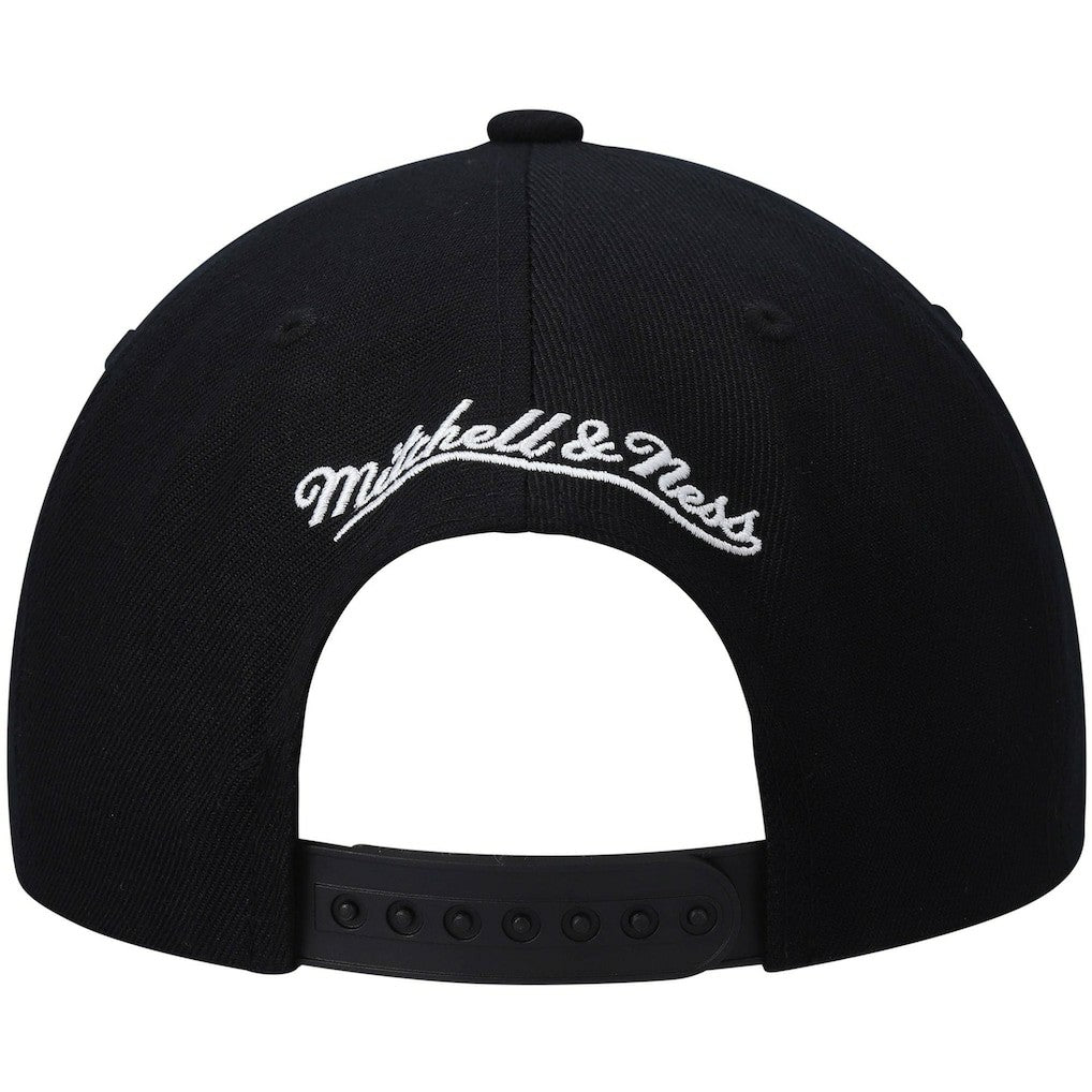Mitchell & Ness Golden State Warriors Hardwood Classics Script 2.0 Snapback Hat sale