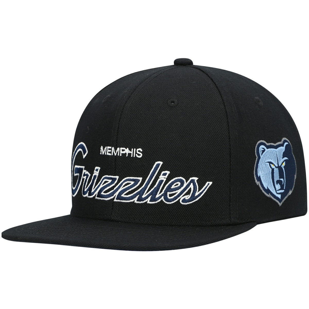 Mitchell & Ness Memphis Grizzlies Hardwood Classics Script 2.0 Snapback Hat
