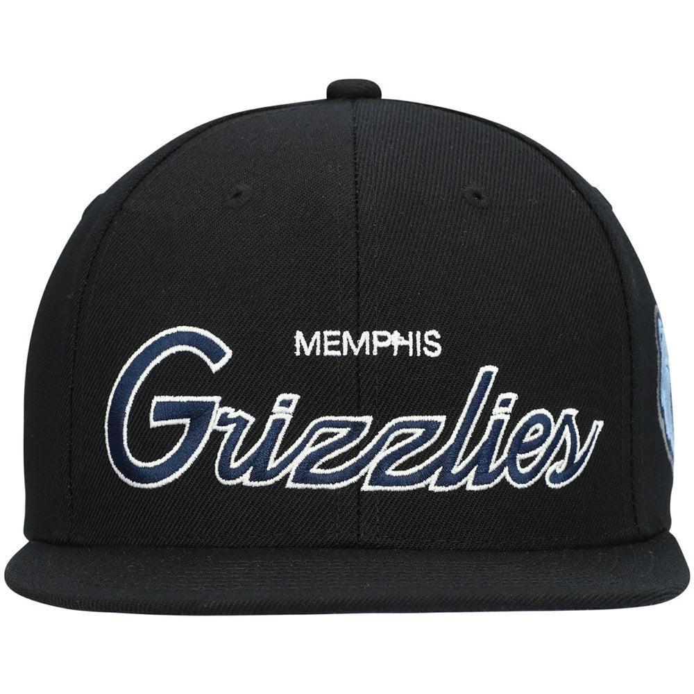 Mitchell & Ness Memphis Grizzlies Hardwood Classics Script 2.0 Snapback Hat